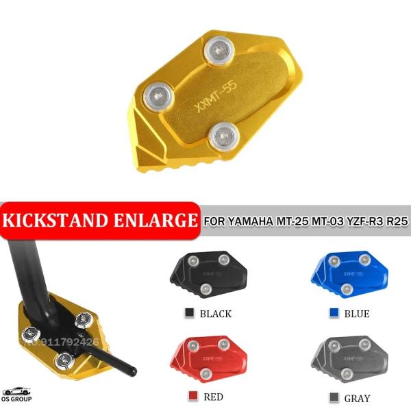 【並行輸入品】 スタンド バイク サイド スタンド プレート フット パッド ヤマハ MT 03 M...
