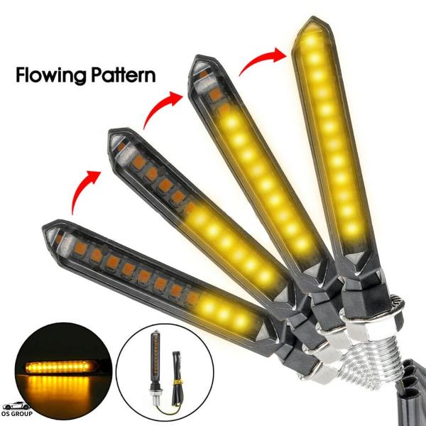 【並行輸入品】 バイク アンバー オレンジ イエロー ライト -shaped フラッシュ Make ...