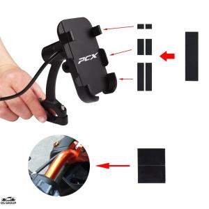 【並行輸入品】 PCX バイク スマホ ホルダ...の詳細画像3
