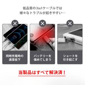 iPhoneケーブル 充電ケーブル 2m 3i...の詳細画像3