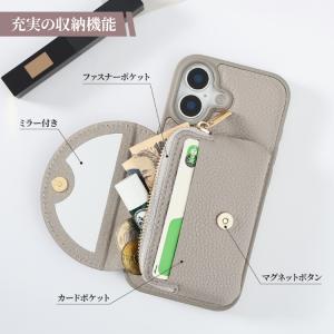 iPhone17 ケース ショルダー 背面ポケ...の詳細画像2