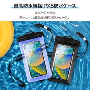 スマホ防水ケース アームバンド付き IPX8 ...の詳細画像2