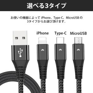iPhone 充電ケーブル 3本セット スマホ...の詳細画像1