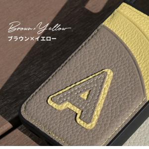 ワッペン 本革 イニシャル アルファベット シ...の詳細画像5