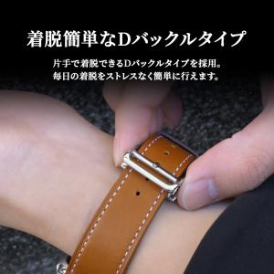 アップルウォッチ バンド 本革 レザー ベルト...の詳細画像2