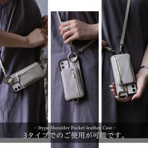 iPhone14 ケース 本革 ショルダー i...の詳細画像1