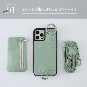 iPhone14 ケース 本革 ショルダー i...の詳細画像2