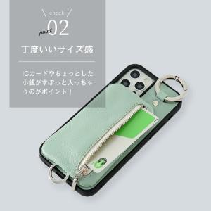 iPhone14 ケース 本革 ショルダー i...の詳細画像3