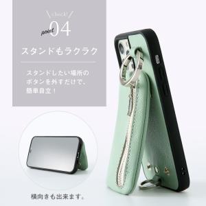 iPhone14 ケース 本革 ショルダー i...の詳細画像5