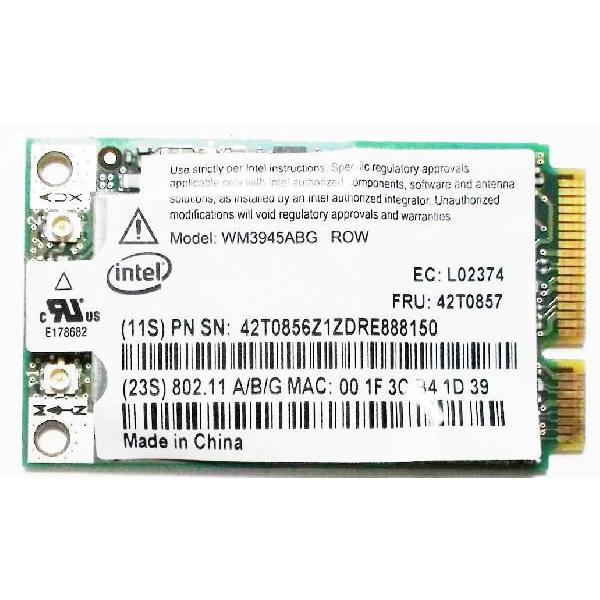 無線LANカード:新品IBM ThinkPad R60/R60e/T60/X60等用(42T0857...