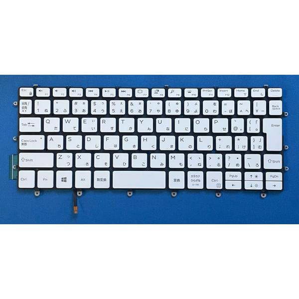 新品 DELL XPS13 9370 9380 等用 バックライト付き日本語キーボード 0JRF4G