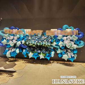 花色は選べる25色【配送,名札,画像,回収無料】フラワーコンシェルジュ厳選花屋のお祝いバルーンフラワーオブジェスタンド花【極】 　400000円