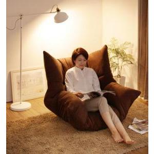 洗えるマルチリクライニングコンパクトフロアソファ fondue フォンデュ ハイタイプ 1P