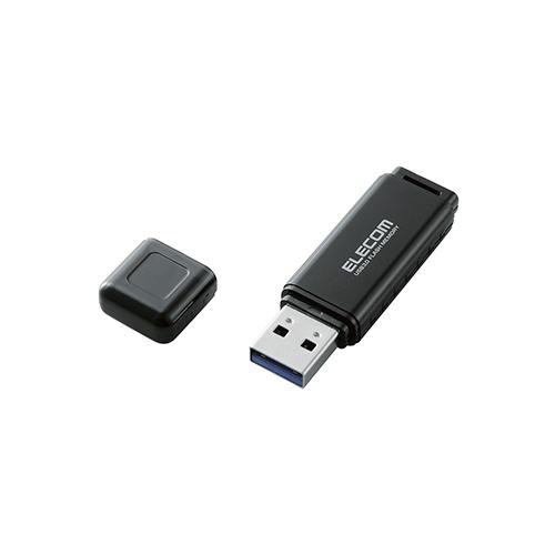 エレコム USBフラッシュ/HSU/128GB/USB3.0/ブラック MF-HSU3A128GBK