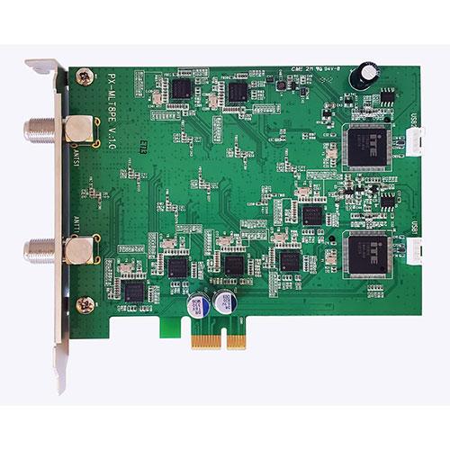 PLEX PCI-Ex+ 内部USB 端子接続 地上デジタル・BS・CS マルチテレビチューナー P...