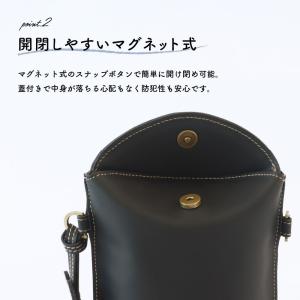 本革 ミニ ショルダーバッグ 日本製 ポシェッ...の詳細画像5