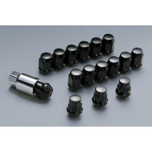 無限 MUGEN(無限) ホイールナット&ロックセット ブラック 5H ZR