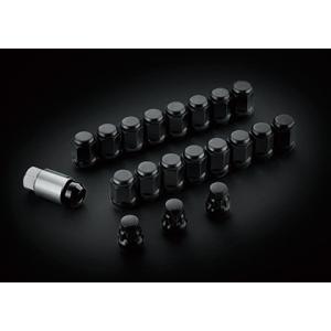 ホイールナット&ロックセット 無限 5H MUGEN ブラック