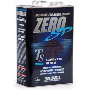 ZEROSPORTS(ゼロスポーツ) エンジンオイル エステライズTS 4.5L缶 5W-40 品番：0826023｜hanatora