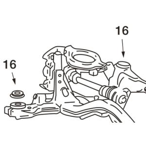 NISMO(ニスモ) リアサスペンションマウントブッシュ スカイラインGT-R BNR32 品番：55442-RS580｜hanatora