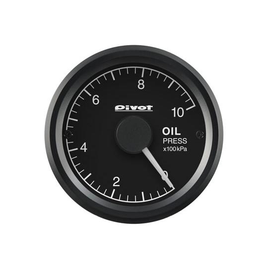 Pivot(ピボット) GT GAUGE-52 油圧計 φ52 【ホワイト照明】 品番：GSP-5