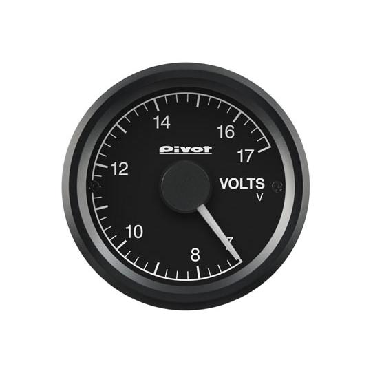 Pivot(ピボット) GT GAUGE-52 電圧計 φ52 【グリーン照明】 品番：GSV-5G