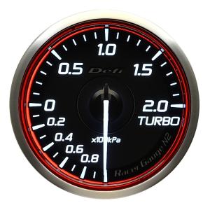 Defi(デフィ) Racer GaugeN2 φ60 ターボ計2.0 レッドモデル　品番：DF16603