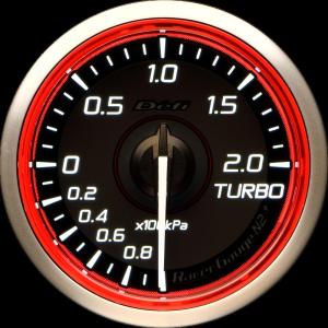 Defi(デフィ) RacerGauge N2Plus φ52 ターボ計2.0(TURBO) 【ブルーモデル】 品番：DF19101｜hanatora