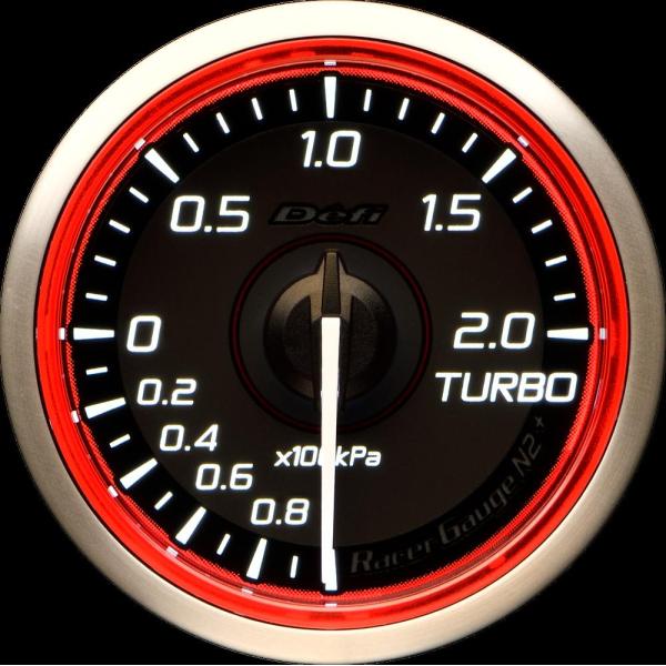 Defi(デフィ) RacerGauge N2Plus φ52 ターボ計2.0(TURBO) 【ブル...