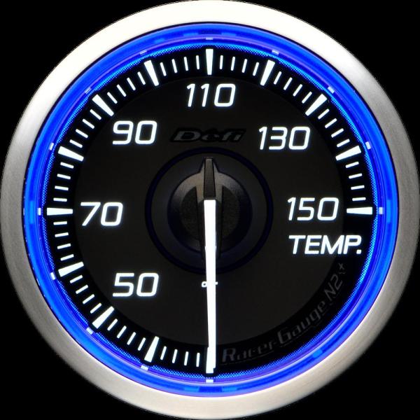 Defi(デフィ) RacerGauge N2Plus φ52 温度計(TEMP) 【ブルーモデル】...