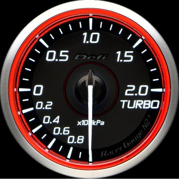 Defi(デフィ) RacerGauge N2Plus φ60 ターボ計2.0(TURBO) 【ブル...