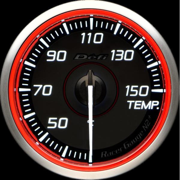 Defi(デフィ) RacerGauge N2Plus φ60 温度計(TEMP) 【レッドモデル】...
