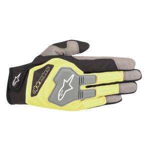 alpinestars(アルパインスターズ)　ENGINE OTHER GLOVES BLACK YELLOW FLUO サイズ：L  品番：3552519-155-L｜hanatora