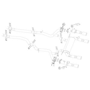 [個人宅配送可能] FUJITSUBO(フジツボ) マフラー VVV(ヴイダブリュ) BMW M2 Competition CBA-2U30 2018/08- 品番：470-96871｜hanatora