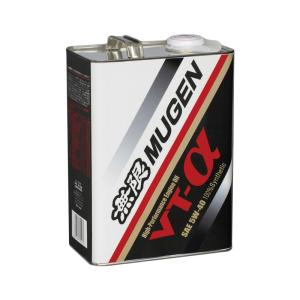 MUGEN(無限) ハイパフォーマンスエンジンオイル VT-α 4L フィット GR1/GR2/GR3/GR4/GR5/GR6/GR7/GR8 20/02- 品番：90000-XYC-5W40