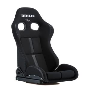 BRIDE(ブリッド) リクライニングシート STRADIA III REIMS FRP製/シルバーシェル ブラック&ブラック ロークッション 品番：G72ANF｜hanatora