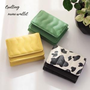 Flowering（フラワーリング） L字型 ミニ 財布 ベア フワラー チェリー