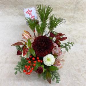 迎春アレンジ 正月飾り お正月の花 お年賀 迎...の詳細画像3