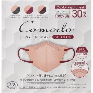 3箱セット】コモドサージカルバイカラーマスクアソート30P JIS T9001