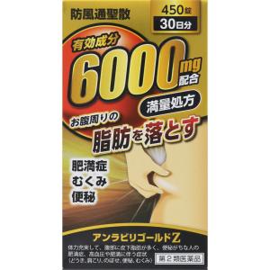 【第2類医薬品】【2個セット】阪本漢法製薬 防風通聖散 アンラビリゴールドＺ 450錠 (4987076405303-2)｜hanaxhanadrug-ds