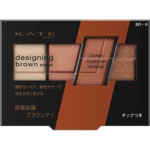 カネボウ KATE ケイト デザイニングブラウンアイズ BR-9 スキニーオレンジブラウン