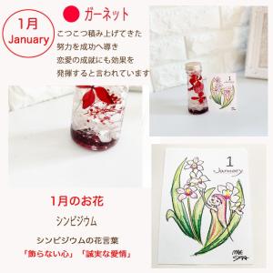 パワーストーン 誕生石入りミニハーバリウム 送...の詳細画像2