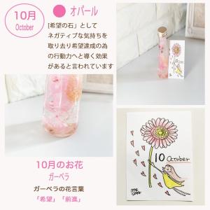 パワーストーン 誕生石入りミニハーバリウム 送...の詳細画像5
