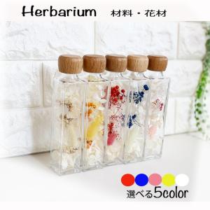 ハーバリウム 花材 青 白 黄 赤 ピンク ドライフラワーかすみ草 花材 キットプリザーブドフラワー花材セット
