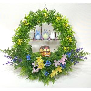 となりのトトロ「奥が深ーいトトロの森 ダブルリース壁掛けタイプ