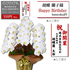 胡蝶蘭専門店はなやか 立札 メッセージカード 木札 手紙 Yahoo ショッピング