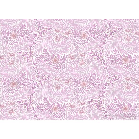 ポーセラーツ 白磁用転写紙 ラークスパーピンク/A4