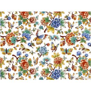 ポーセラーツ 白磁用転写紙 オリエンタルガーデン : はなや転写紙