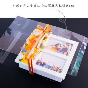 プリザーブドフラワー 写真立て 結婚祝い 写真...の詳細画像4