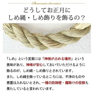 正月飾り リース 2WAY しめ飾り NAGO...の詳細画像4
